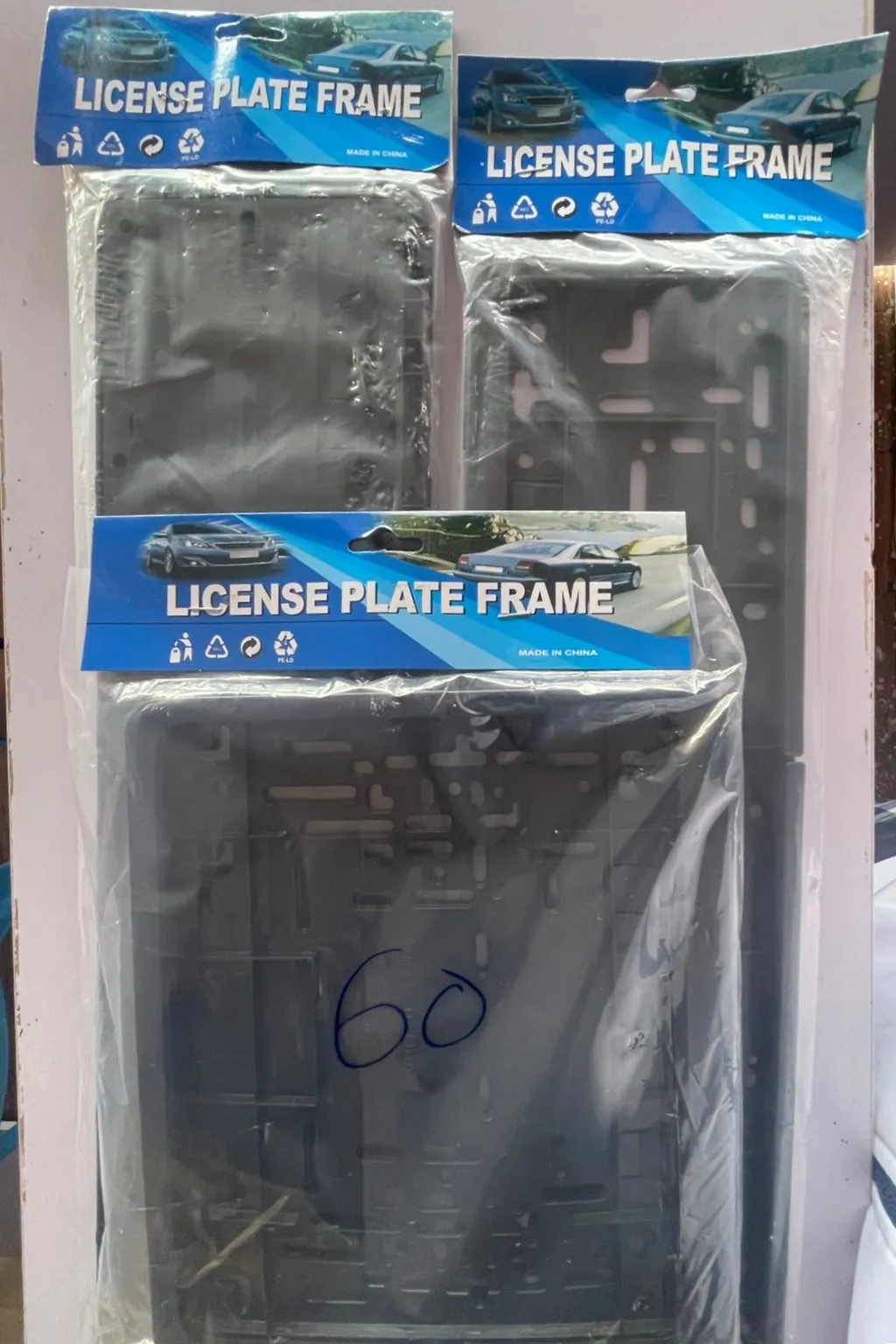 Plastic Licence Plate Holder Pair available at Autovate254 Nairobi